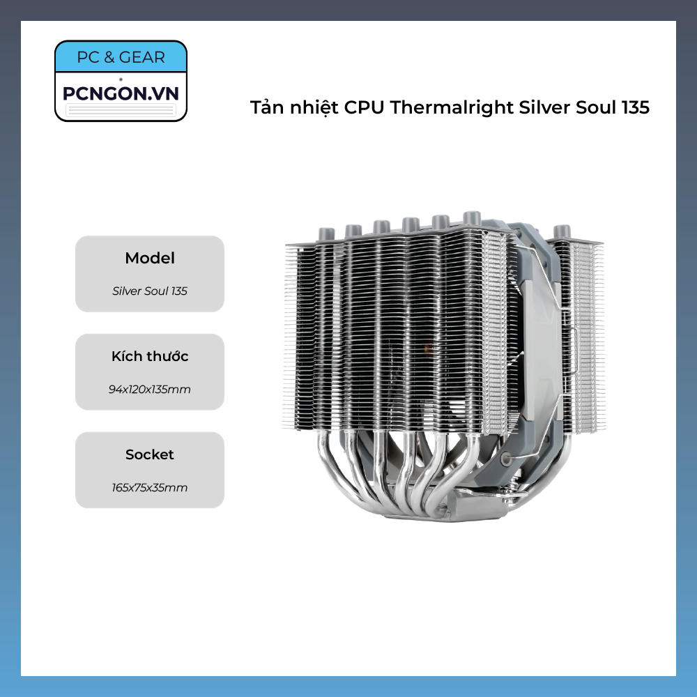Thermalright silver soul 135 ss135 135mm cpu radiator