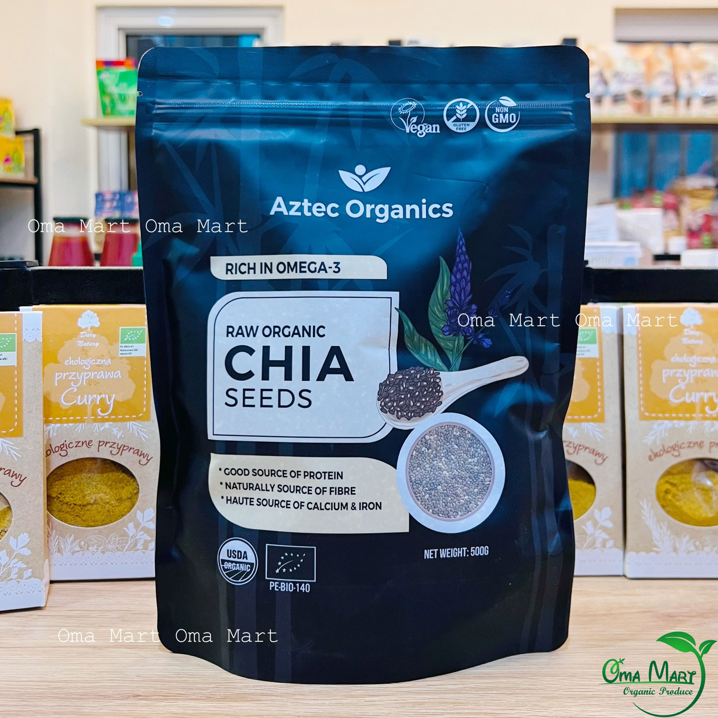 [ Aztec Organics ] Hạt chia hữu cơ
