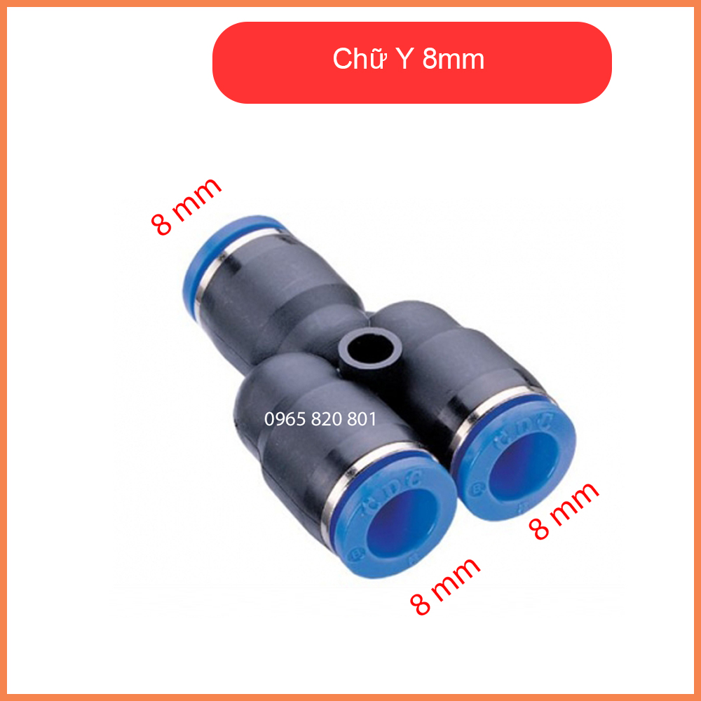 [ 2 cái] Cút chia chữ Y phi 8mm