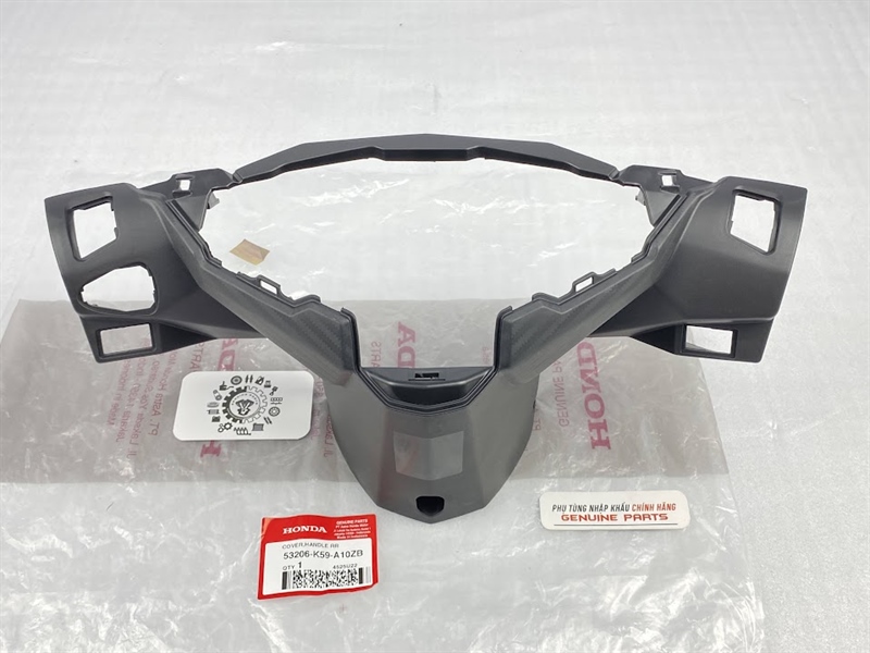 Bợ đồng hồ vario click 2015 2017 chính hãng honda, ốp tay lái bàn thờ 53206k59a10zb / 53206-k60-t00za