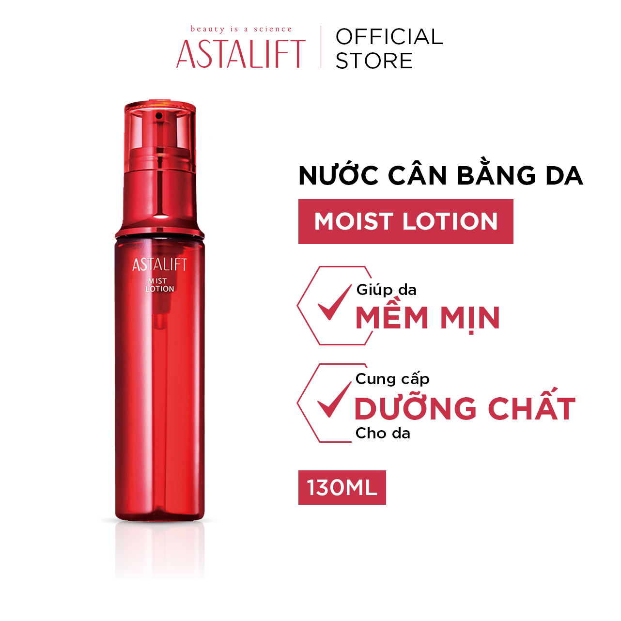 Nước Cân Bằng Da ASTALIFT Moist Lotion 130ml