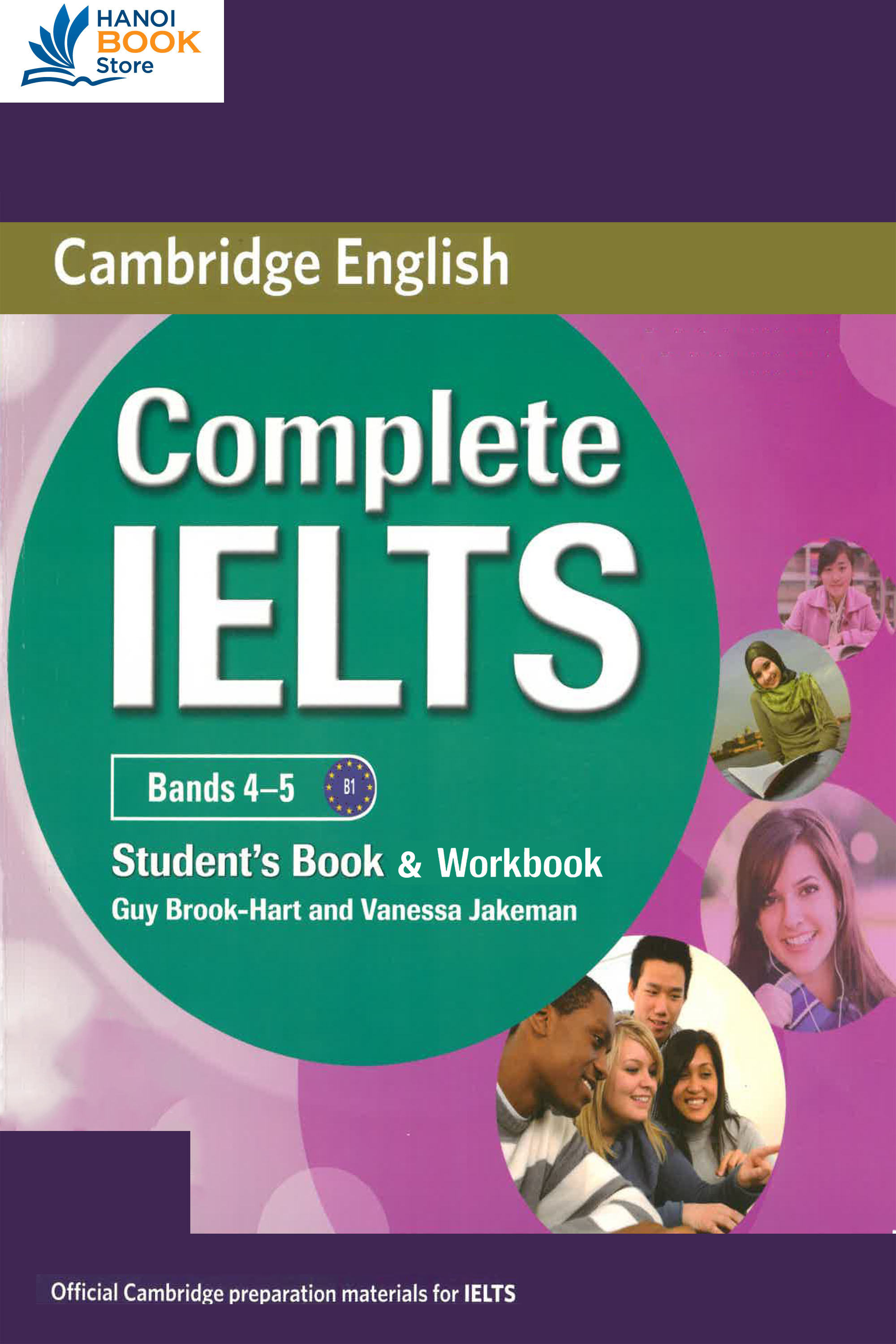 Complete IELTS bands 4-5 Student s Book & Workbook  sách gia công bìa mềm