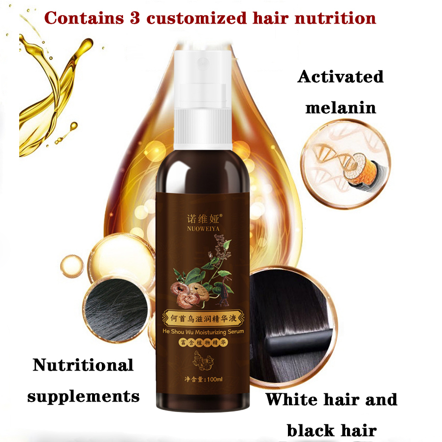 Tinh chất dưỡng tóc chống rụng tóc 100ml Tinh chất dưỡng tóc đen Polygonum multiflorum