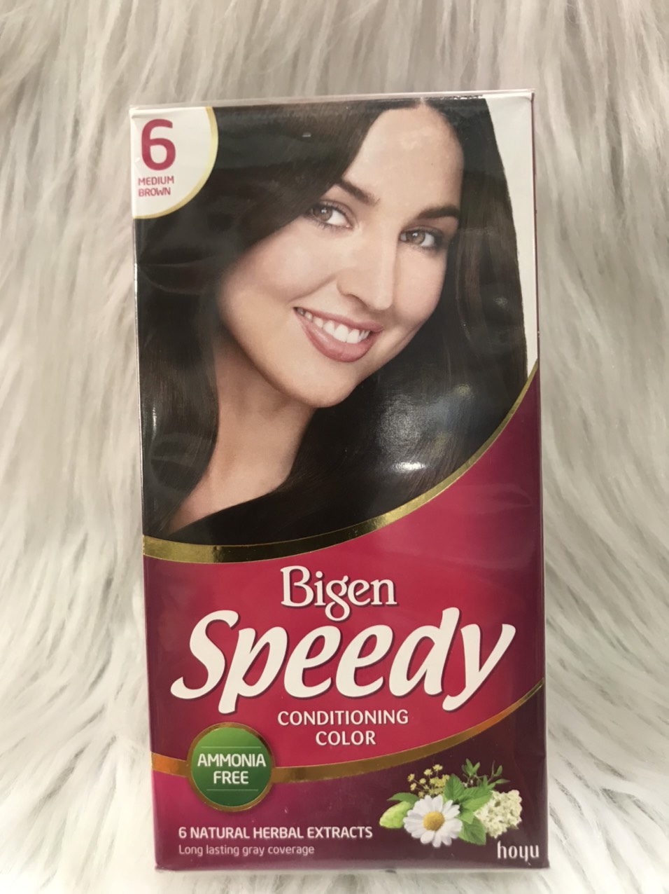 [HCM]Thuốc nhuộm tóc Bigen Speedy số 6 Màu Medium Brown Nâu Caramen