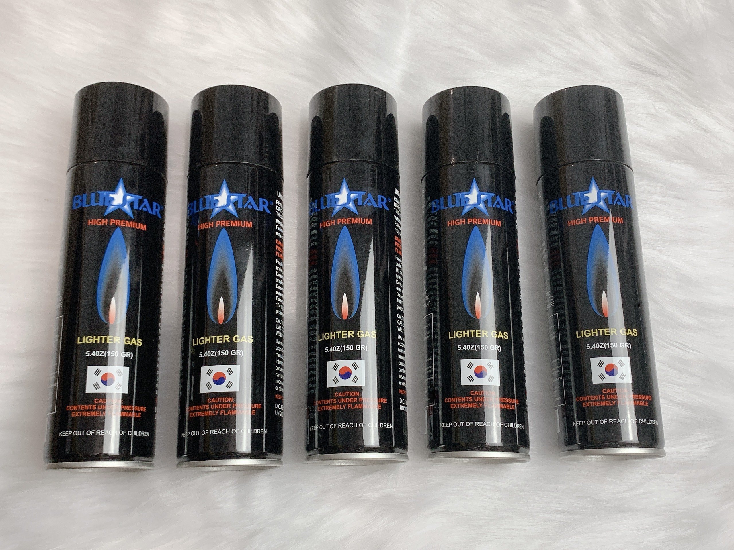 gas bơm bật lửa 5 đầu bơm - 270ml ( gas đen 150g)