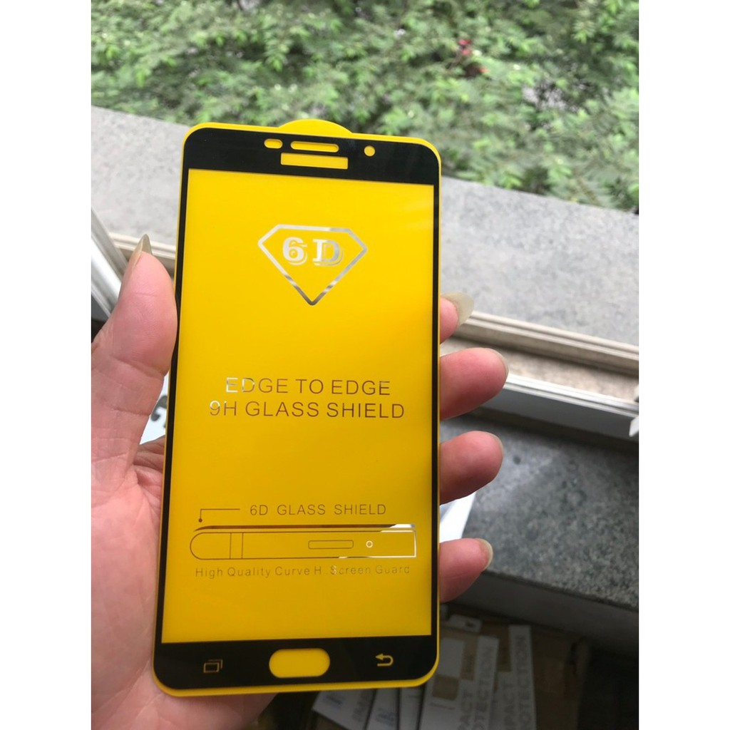 Kính cường lực 9D xịn Full màn hình cho điện thoại Samsung Galaxy A9 Pro, C9 Pro
