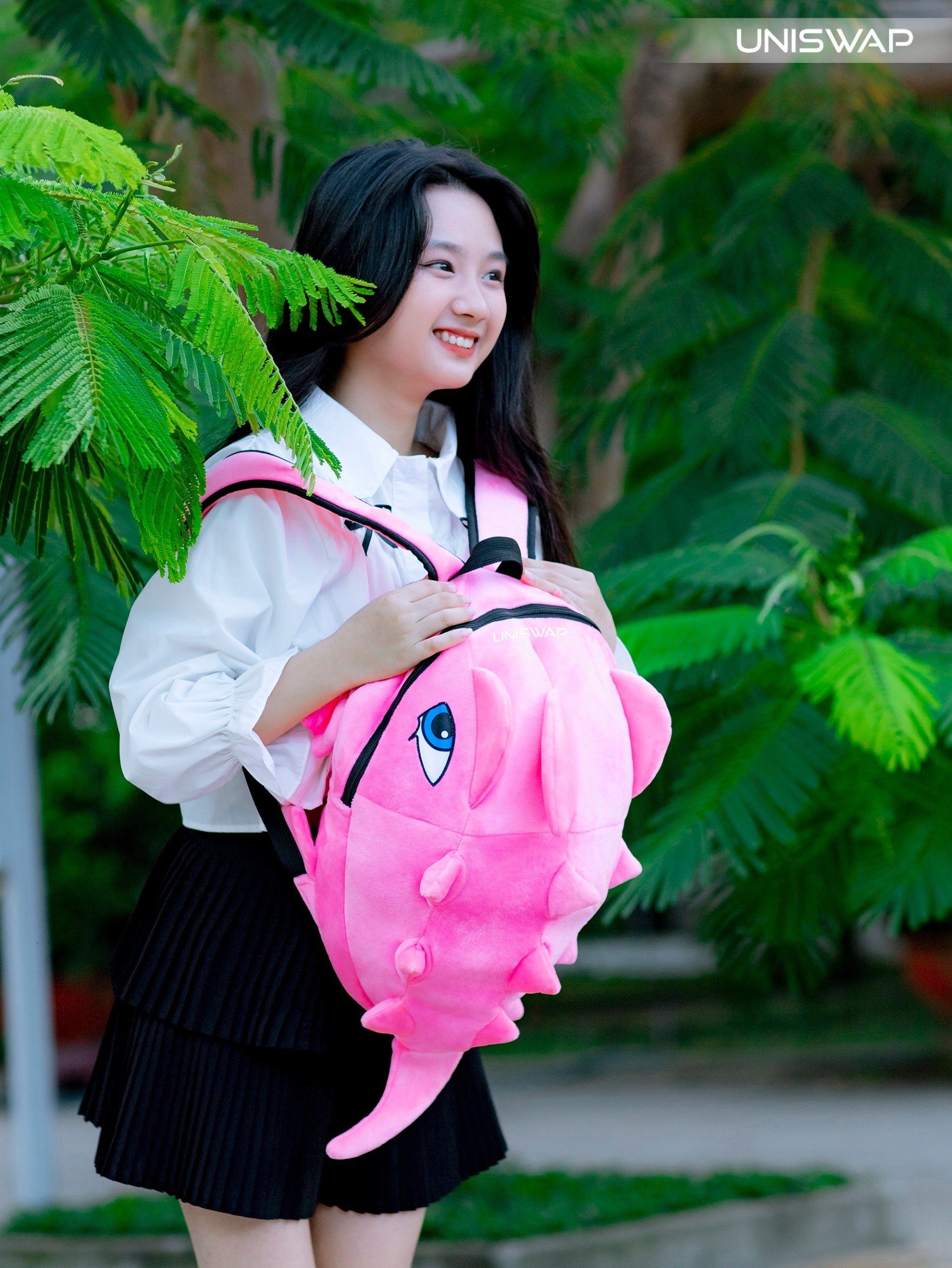 Balo khủng long vải nhung mềm mịn nhiều màu chống thấm cao cấp mang đi học,đi chơi,đi phượt đều được