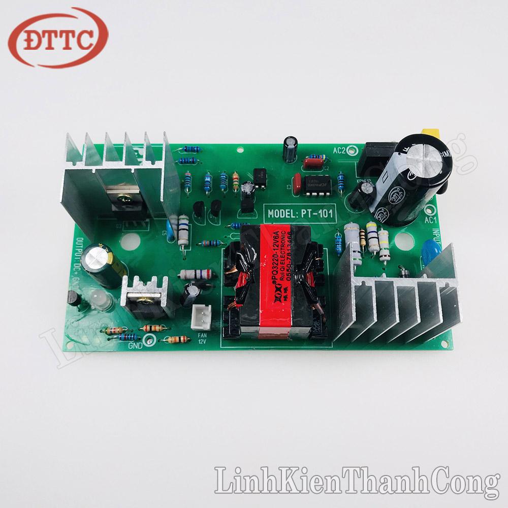 Mạch sạc acquy 12v 6a sạc acquy 0-80ah