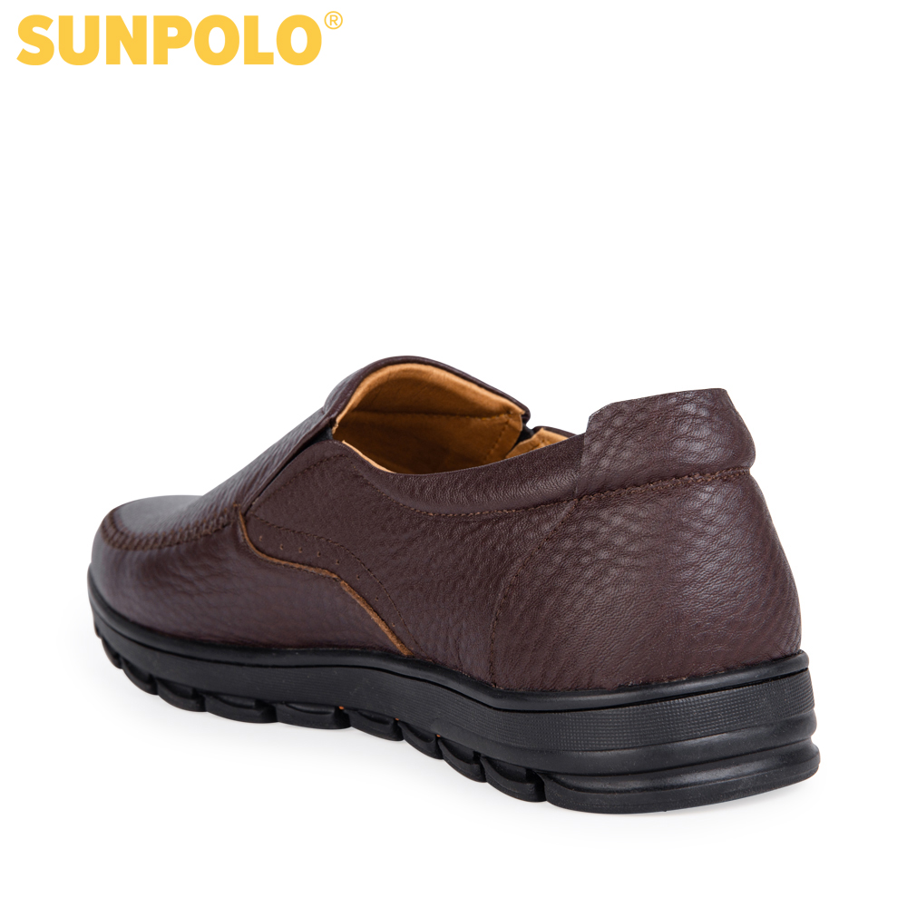 Giày Nam Da Bò Cao Cấp SUNPOLO MU1732 (Đen, Nâu)