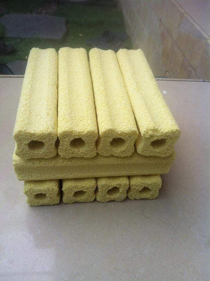 Thanh sứ Hoa mai to 15x4x4cm