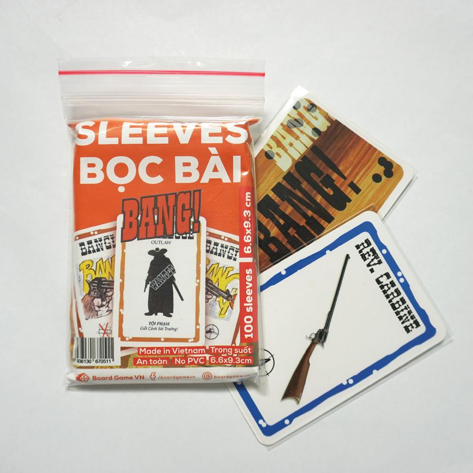Sleeves bọc bài Bang 6.6x9.3 cm