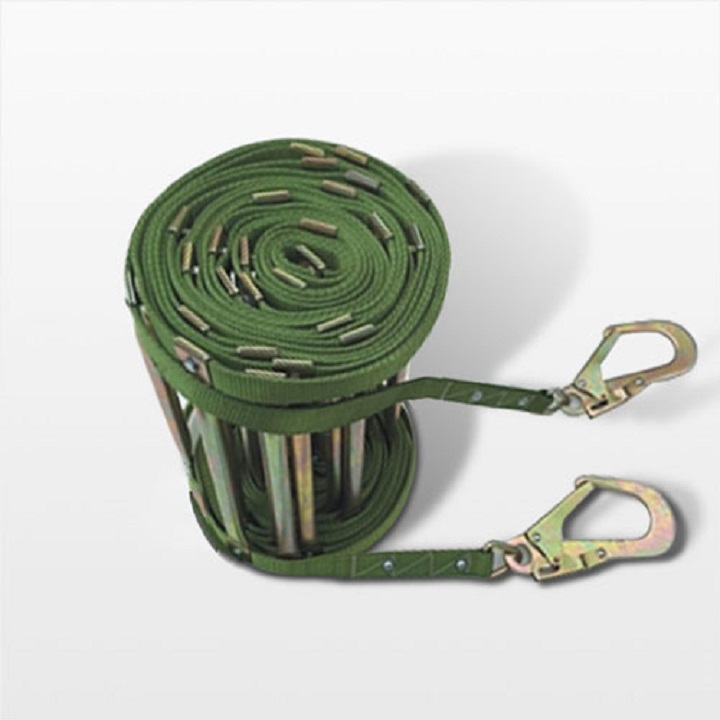 10-Meter Emergency Rope Ladder, Fire Fighting Rope Ladder, Supports Working at Height