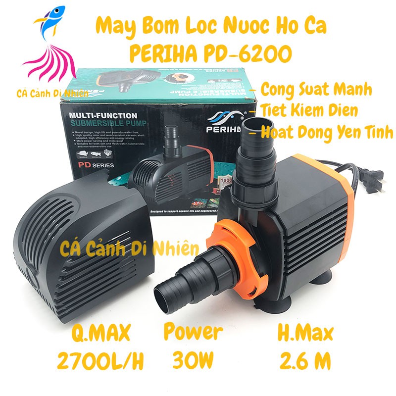 Periha PD-6200 30W - Máy bơm nước cho hồ cá koi, cá cảnh