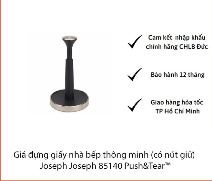 Giá đựng giấy nhà bếp thông minh Joseph Joseph 85140 Push&Tear™