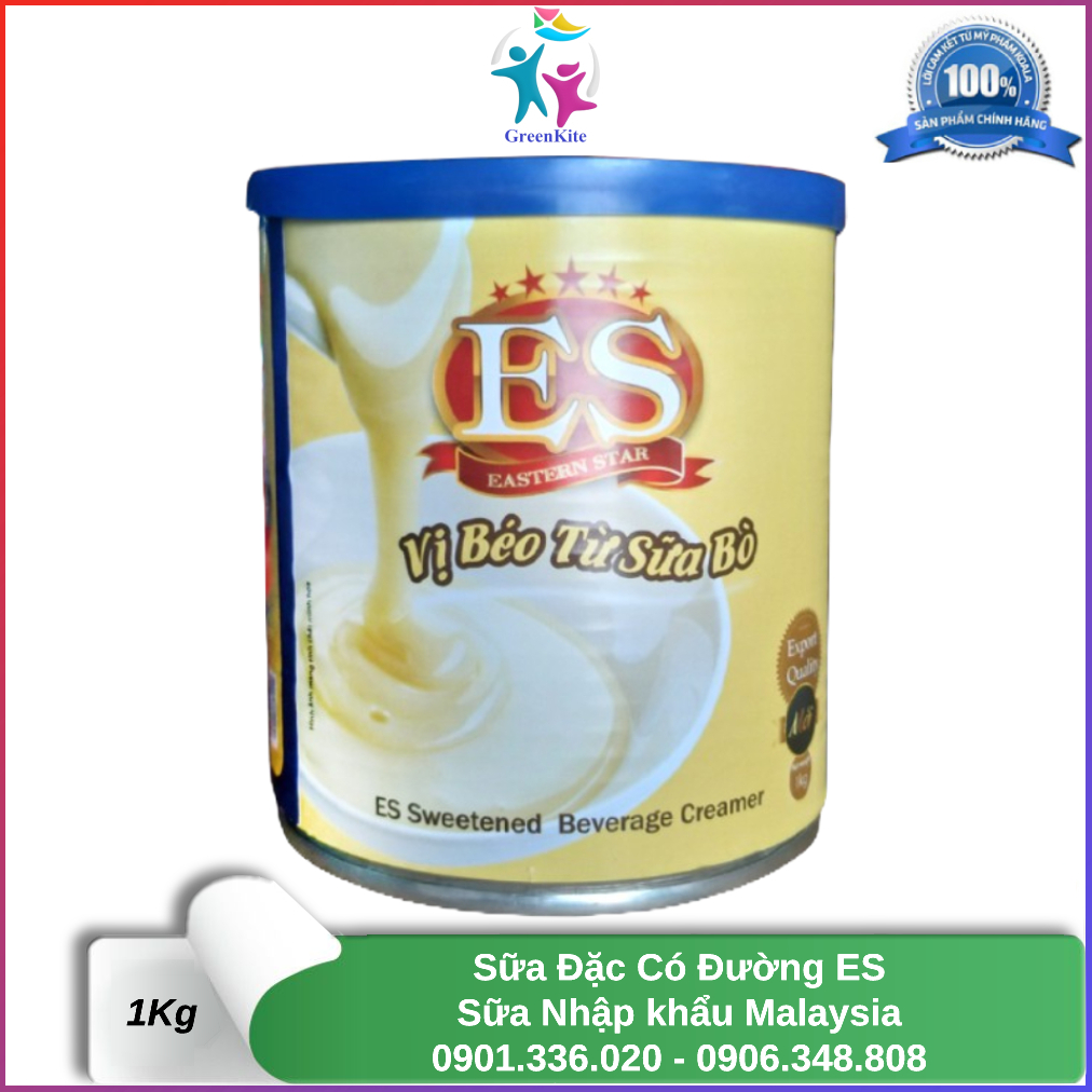 Sữa Đặc ES Lon 1kg - Sữa Đặc Có Đường - Sữa Nhập khẩu Malaysia