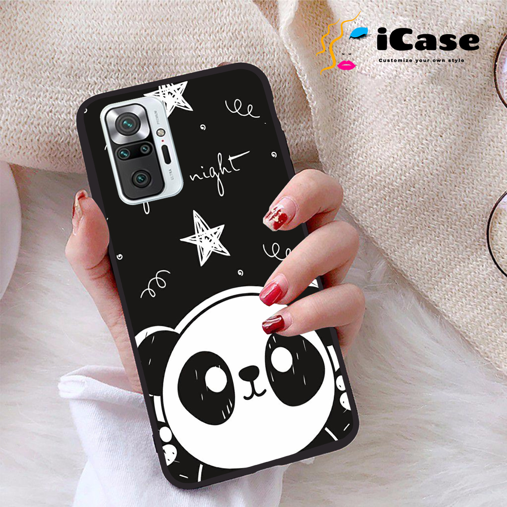 Ốp lưng Xiaomi Redmi Note 10 Pro viền dẻo TPU BST Panda
