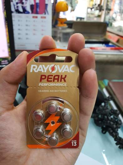 10 vỉ Pin máy trợ thính Rayovac PR48, Pin AG5, pin A13 ( vỉ 6 viên )