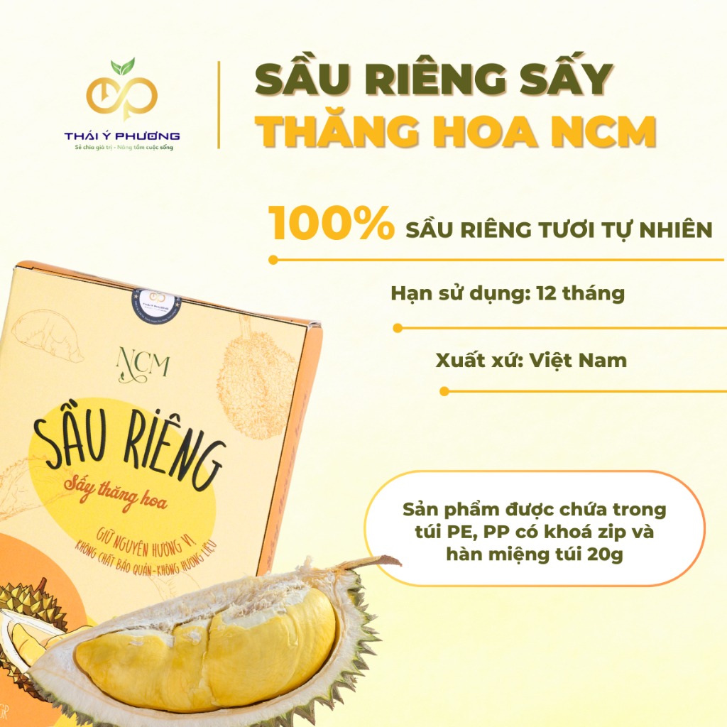 Sầu Riêng Sấy Thăng Hoa NCM 20g
