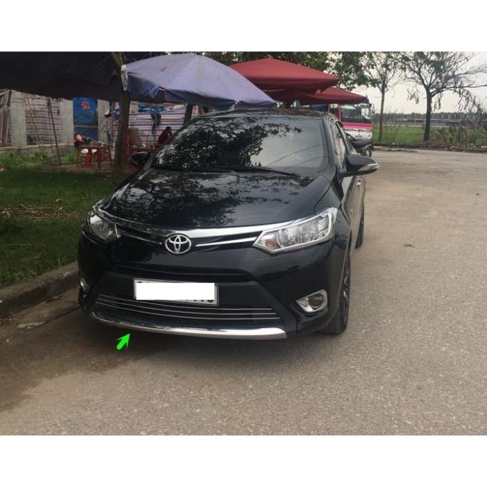 Ốp cản trước xi mạ theo xe Vios 2014 2015 2016 2017