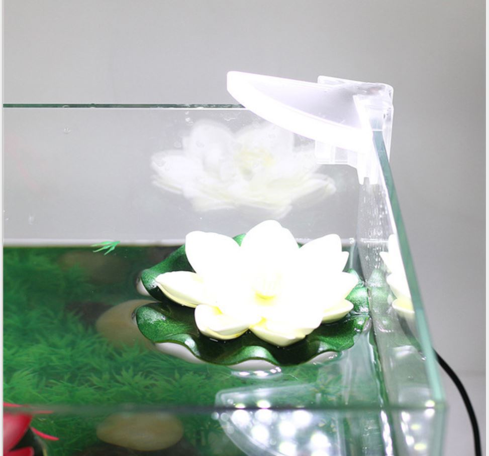 Đèn kẹp góc led M3 cho bể cá mini, bể tròn