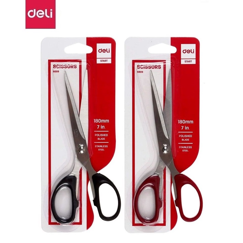 Kéo văn phòng Deli 6009 / Kéo175mm Deli E6009