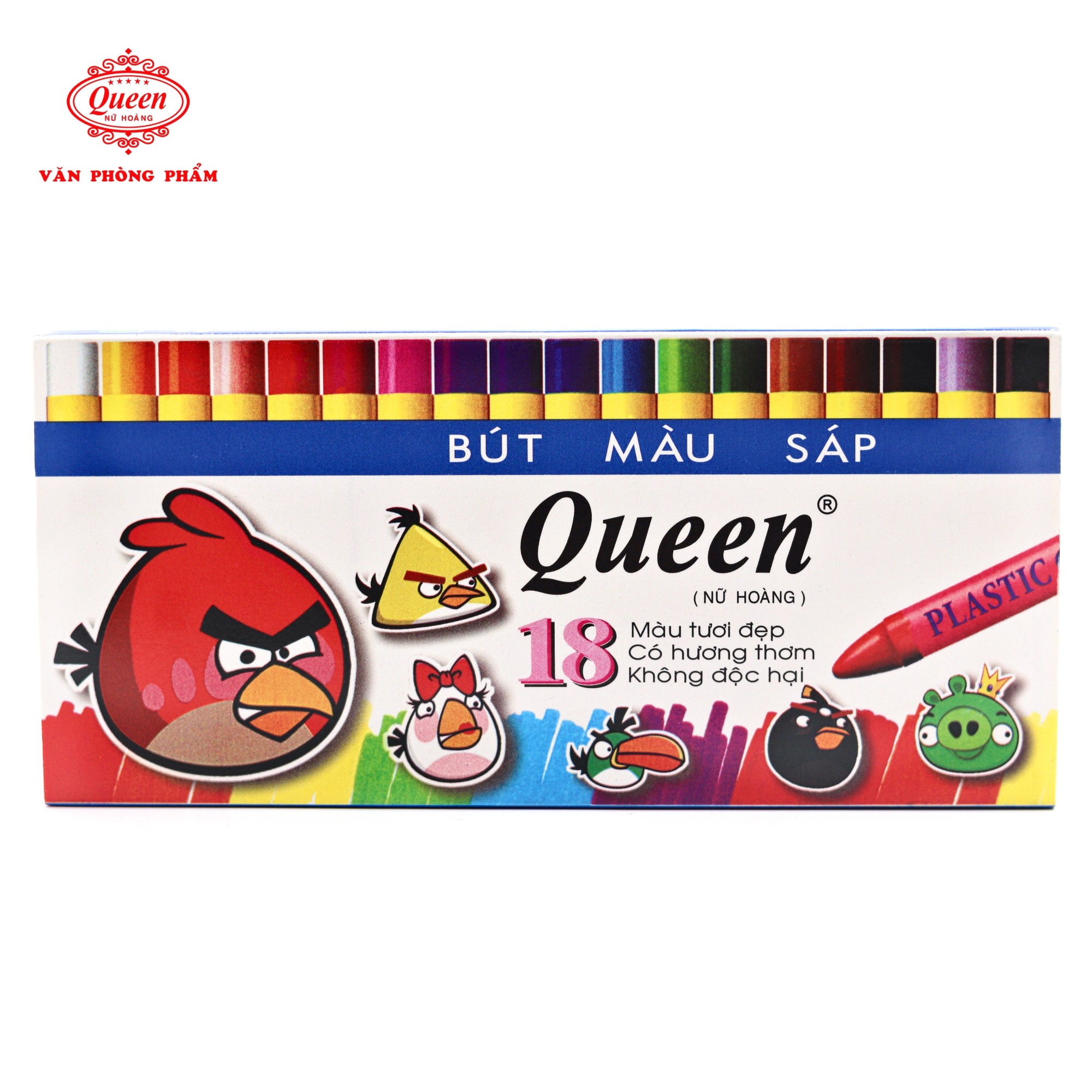 Bút màu sáp Queen 18 màu