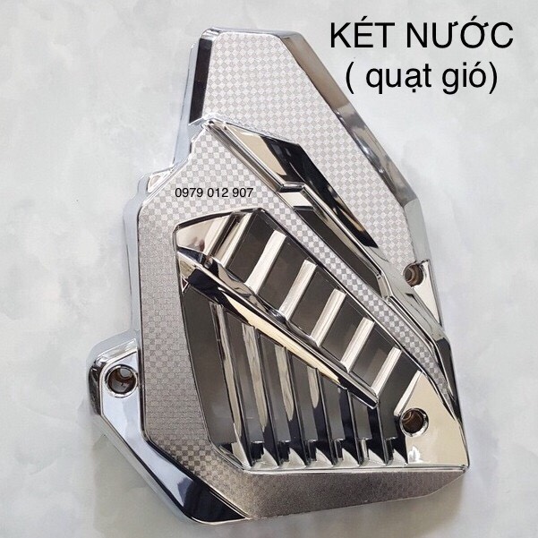 ỐP KÉT NƯỚC ( QUẠT GIÓ ) DÙNG CHO ĐỜI XE AB 2016 2017 2018 2019 CROM