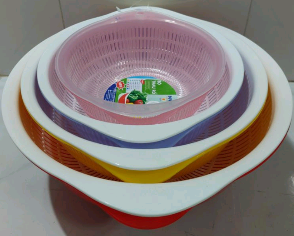 Bộ Thau Rổ Nhựa Duy Tân Nhiều Size