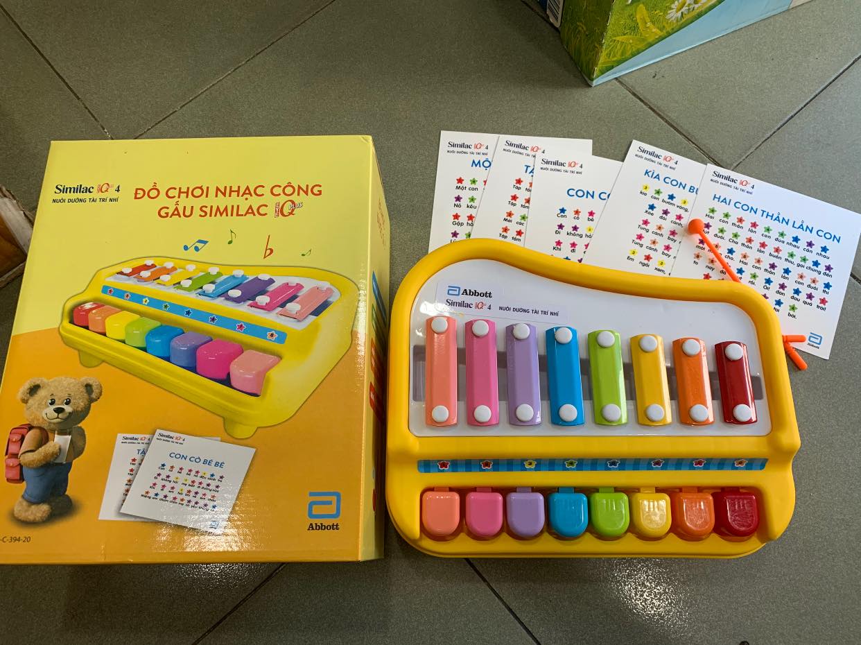 ĐỒ CHƠI ĐÀN TƠ RƯNG MINI CHO BÉ QUÀ SIMILAC IQ