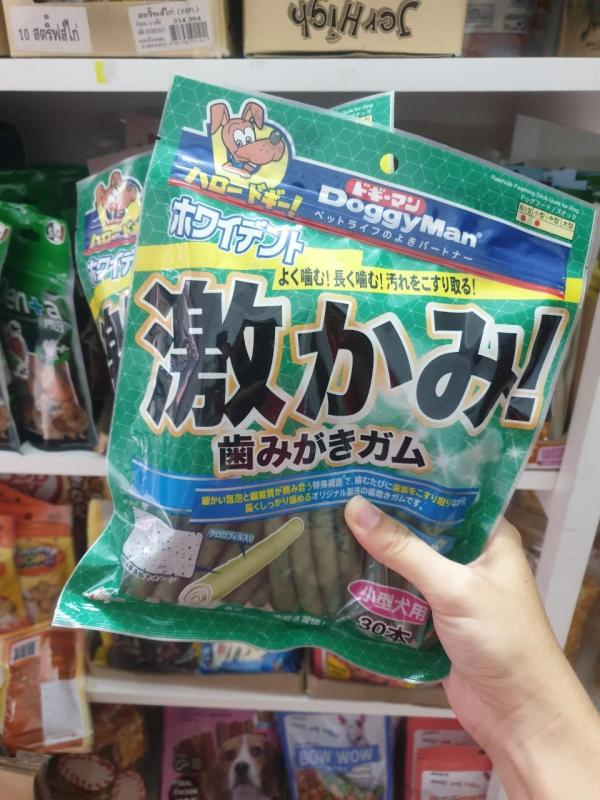 QUE GẶM DA BÒ TÁI SINH DÀNH CHO CHÓ NHỎ 30 CÂY DOGGYMAN