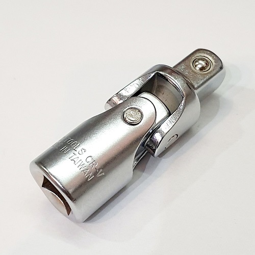 Dụng Cụ Vặn Đai Ốc Đầu Nối Khẩu Lắc Léo Thép CR-V Mạ Mờ 2 Khớp Xoay 135 Độ Phù Hợp Cần Siết Size 1/2"