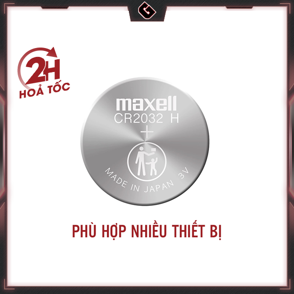 Pin CMOS Maxell CR2032 - 2032 Lithium 3v