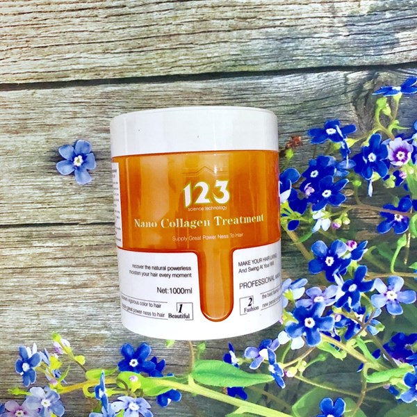 Hấp dầu dừa 123 collagen nano 1000ml