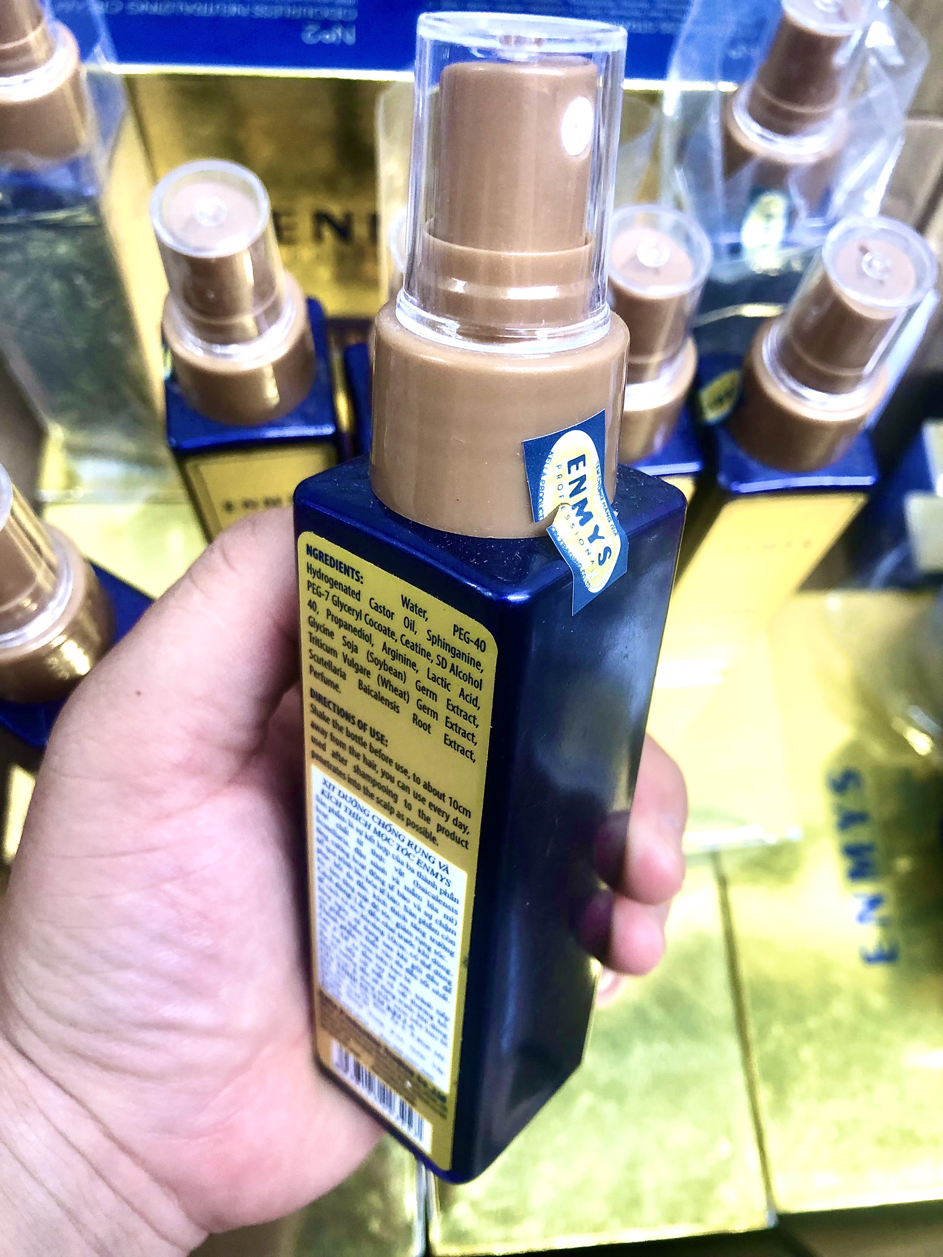 XỊT DƯỠNG CHỐNG RỤNG VÀ KÍCH THÍCH MỌC TÓC ENMYS