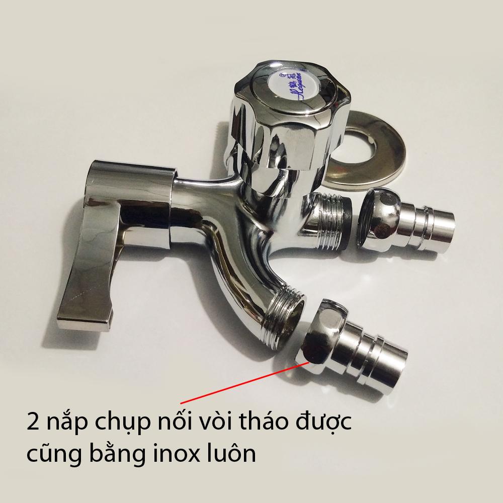 Vòi Xả nước đa năng 2 đầu Heguan