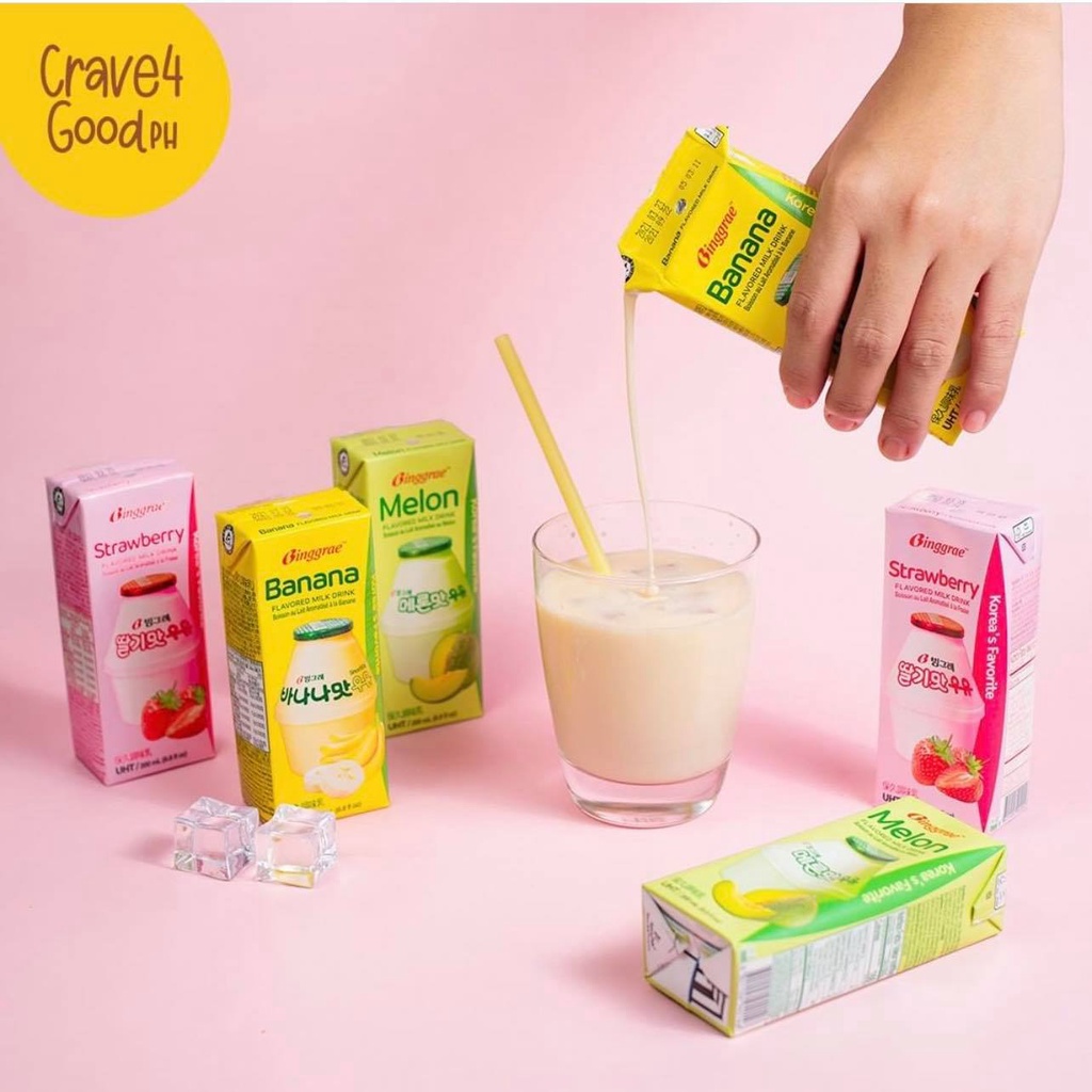 Sữa trái cây Binggrae phiên bản BTS Hàn Quốc