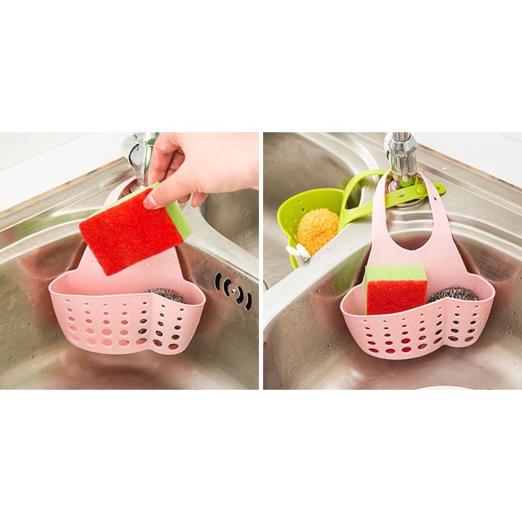 [HÀNG CÓ SẴN] Giỏ Treo Bồn Rửa Chén/Bát, Giỏ Đựng Đồ Rửa Chén Tiện Lợi