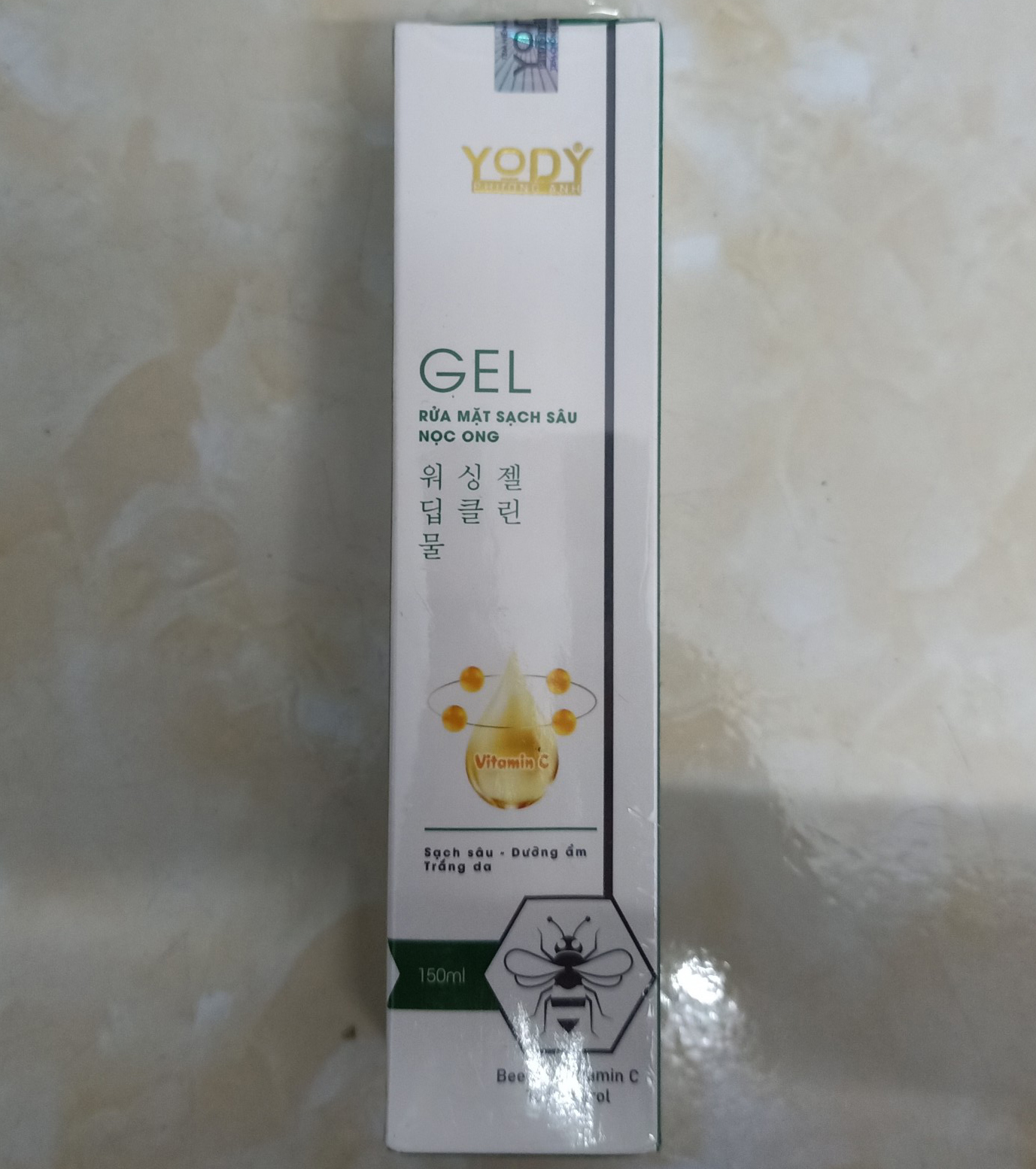 Sữa rửa mặt Yody White Phương Anh Mẫu Mới - Gel rửa mặt sạch sâu Nọc Ong Yody White Phương Anh