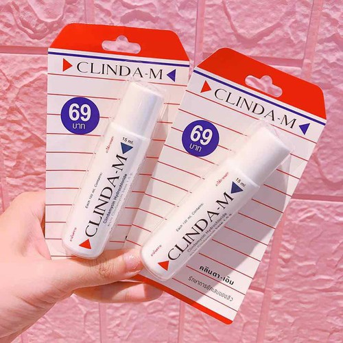 Kem chấm mụn clinda m thái lan 15ml diệt khuẩn , khử sạch mụn cám , mụn đầu đen , mờ thâm