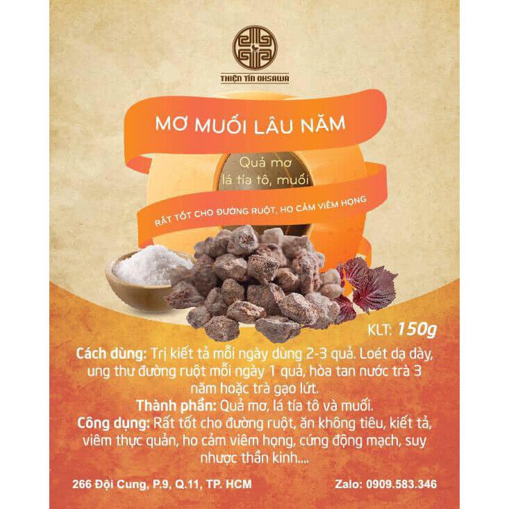 Mơ muối lâu năm (150g)