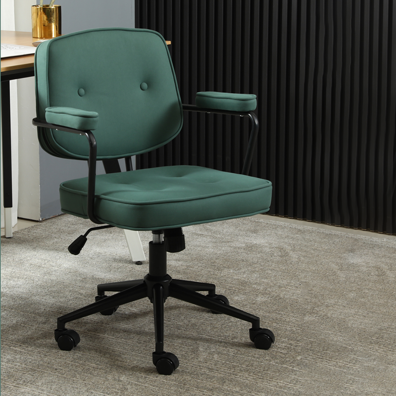 Ghế xoay ngồi làm việc ngả lưng bọc vải da nano cao cấp bảo hành 12 tháng Ghế xoay văn phòng ghế làm việc phong cách tây âu Ghế ngồi làm việc đệm cao su non cao cấp Pehouse Home