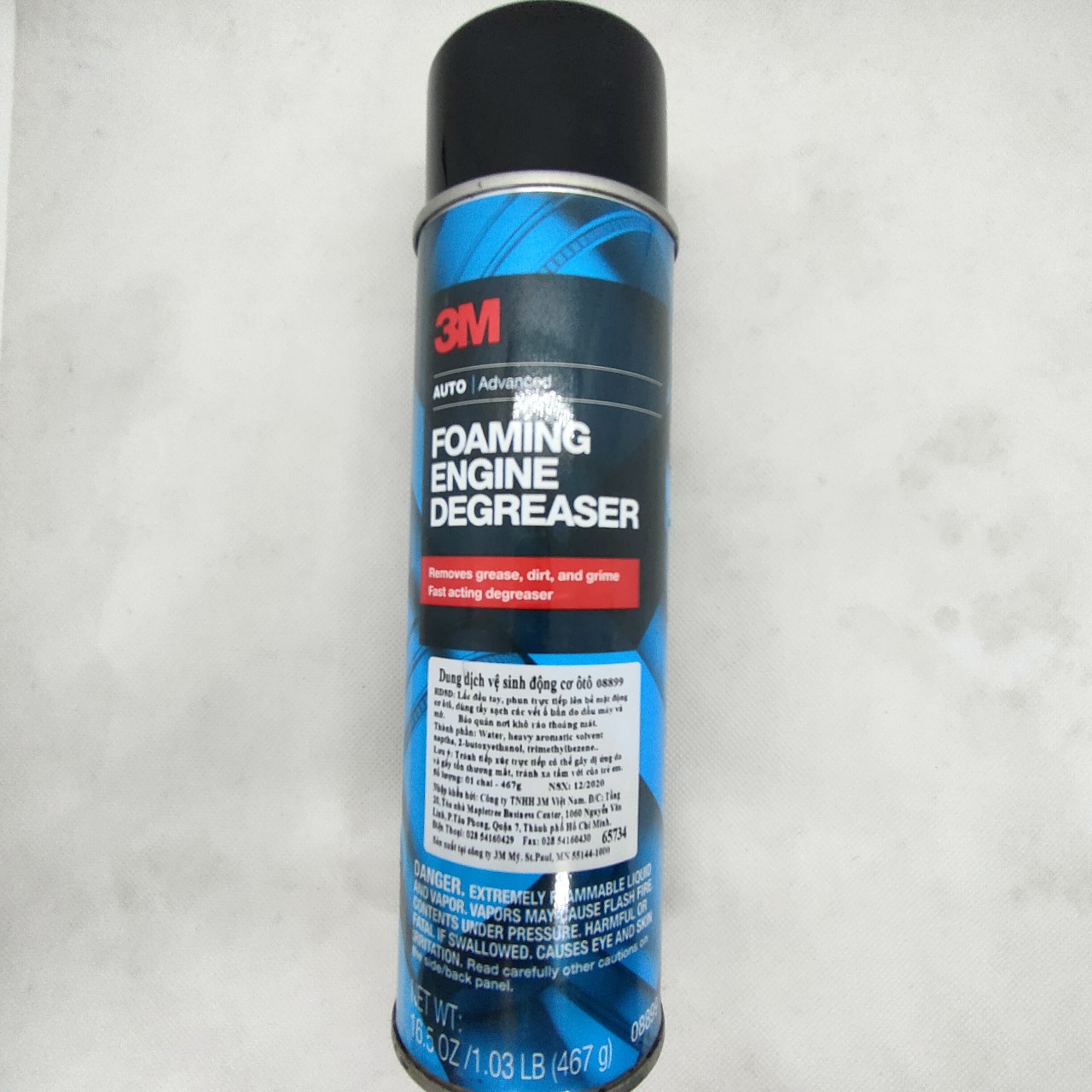 VỆ SINH KHOANG ĐỘNG CƠ Ô TÔ 3M 08899, 467g (Foaming Engine Degreaser 3M 08899, 467g)