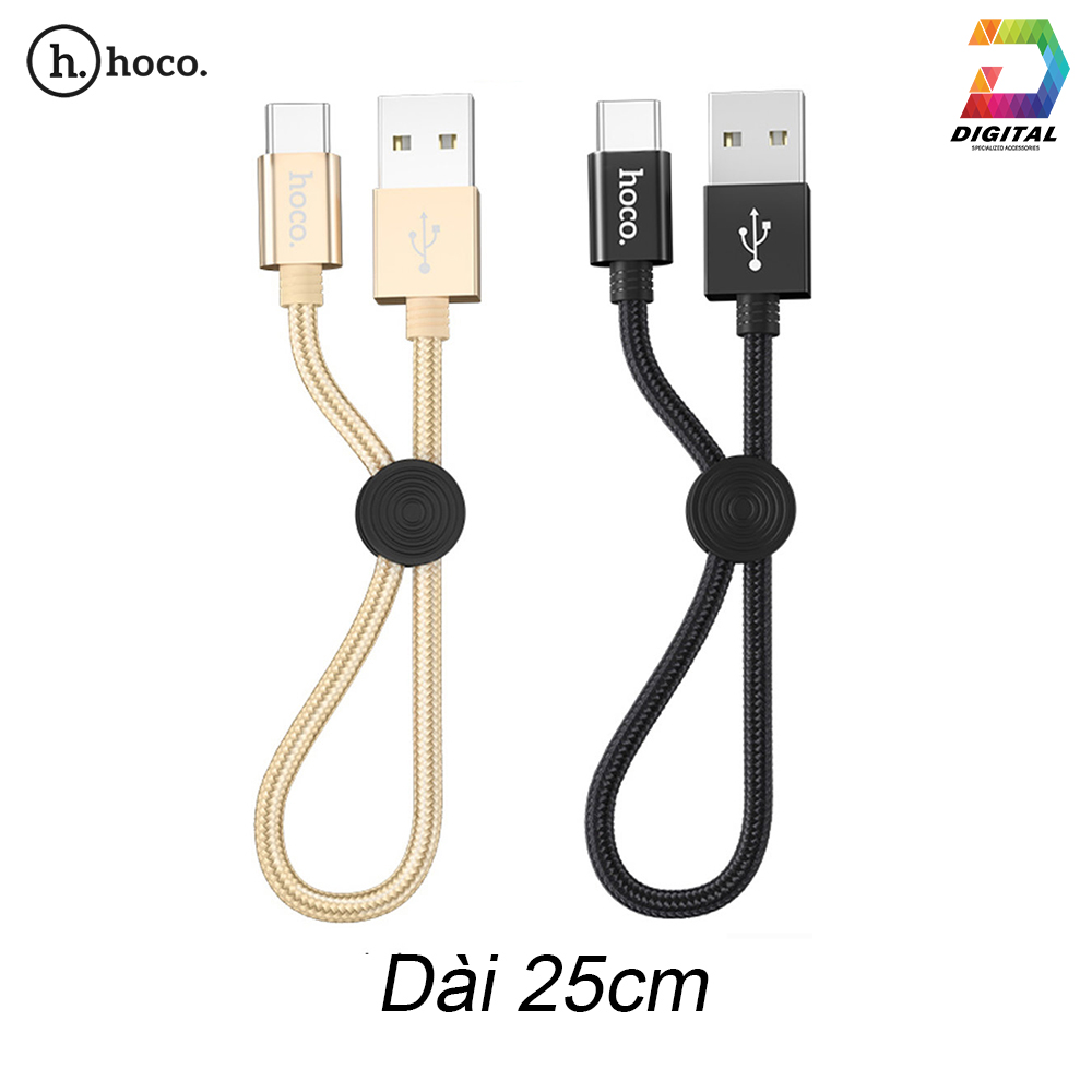Cáp Sạc Nhanh Hoco X35 Chính Hãng Dài 25CM ( TypeC - Micro - Lightning )