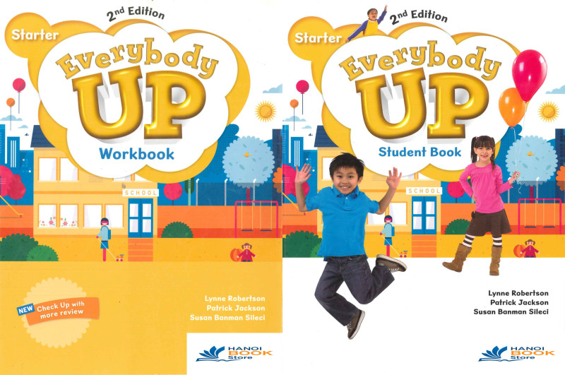 Everybody Up Starter  2nd Student Book & WorkBook - sách màu - Hanoi bookstore