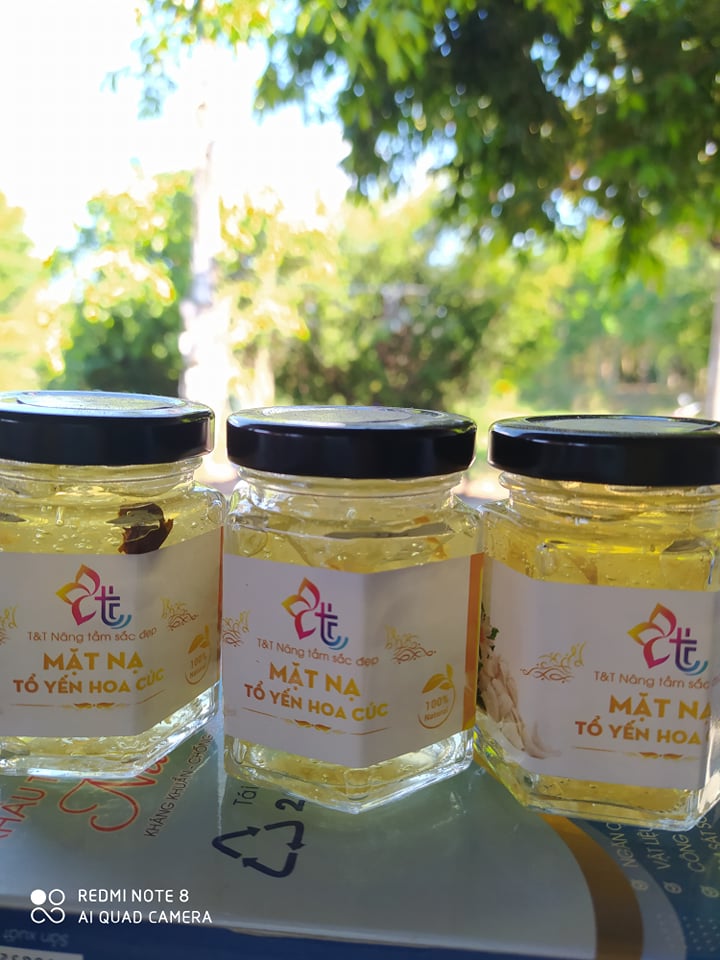 Mặt nạ tổ yến ( hoa nhài, hoa hồng, hoa cúc)