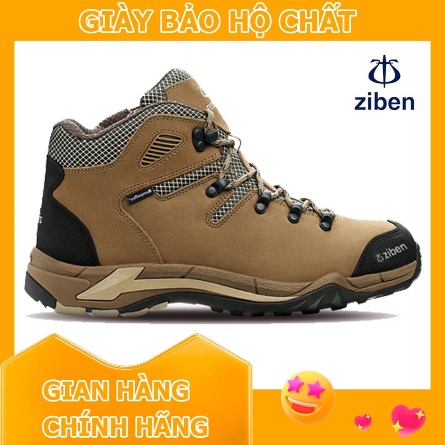 [Chính Hãng] Giày Bảo Hộ Hàn Quốc Ziben 186, Chống Dập Ngón, Chống Đâm Xuyên , Kiểu Dáng Thể Thao