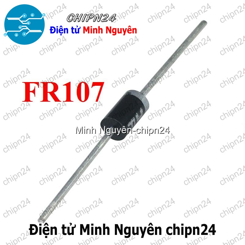[25 con] (K464) Diode FR107 DIP 1A 1000V [Diode xung] - HH000232