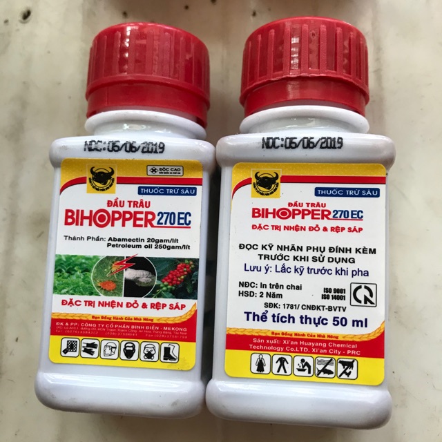 Thuốc trừ sâu BiHopper 270EC chai 50ml