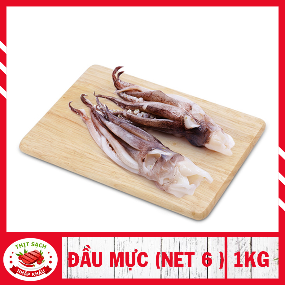 1Kg Râu mực - đầu mực chế biến nhiều món ngon