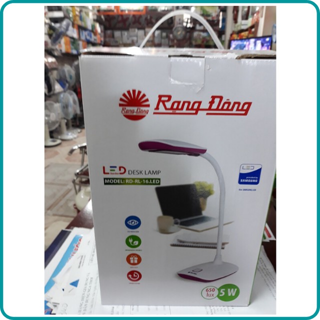 [Bảo Vệ Thị Lực] Đèn Bàn Học Sinh - Đèn LED Rạng Đông RD-RL-16